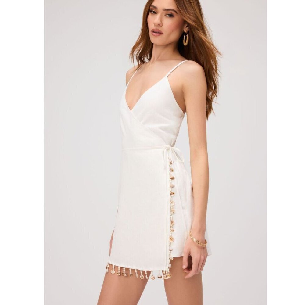 Forever 21‎ Seashell-Trim Wrap Romper Size 2X